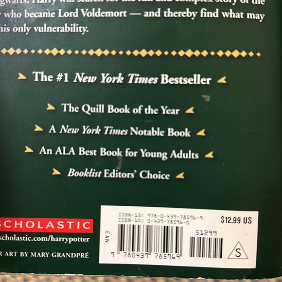 HARRY POTTER AND THE HALF-BLOOD PRINCE PAPERBACK FICTION BOOK BY J.K. ROWLING - Picture 3 of 4